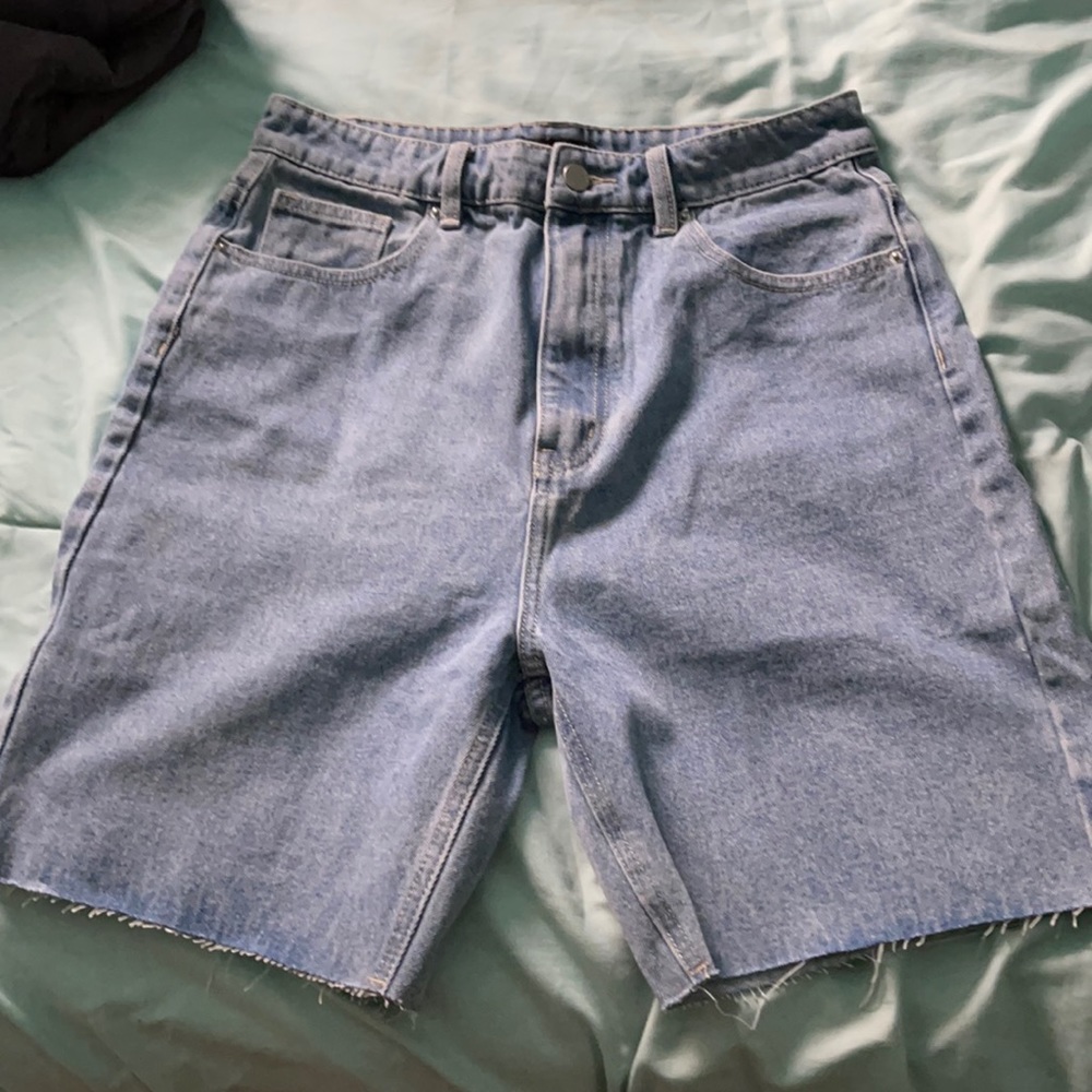 Denim Bermuda Shorts